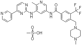 结构式 CAS# 895519-91-2, 甲磺酸氟马替尼