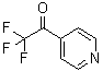 structure of CAS# 896137-18-1, 2,2,2-Trifluoro-1-(4-pyridinyl)ethanone