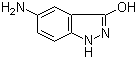 structure of CAS# 89792-09-6, 5-Amino-3-hydroxy-1H-indazole