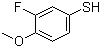 3-Fluoro-4-methoxythiophenol molecular structure (CAS 89818-27-9)