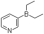 结构式 CAS# 89878-14-8, 二乙基(3-吡啶基)硼烷