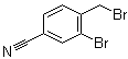 结构式 CAS# 89892-39-7, 3-溴-4-(溴甲基)苯腈