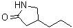 structure of CAS# 89895-19-2, 4-Propylpyrrolidin-2-one