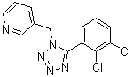 structure of CAS# 899507-36-9, 3-[[5-(2,3-Dichlorophenyl)-1H-tetrazol-1-yl]methyl]pyridine