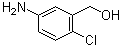 structure of CAS# 89951-56-4, 5-Amino-2-chlorobenzyl alcohol;2-Chloro-5-aminobenzenemethanol; 2-Chloro-5-aminobenzyl alcohol; 4-Chloro-3-(hydroxymethyl)aniline