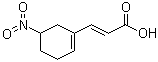 (2E)-3-(5-硝基-1-环己烯-1-基)-2-丙烯酸分子结构 (CAS 899809-64-4)