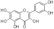 3,3',4',5,6,7-Hexahydroxyflavone molecular structure (CAS 90-18-6)