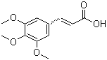 3,4,5-Trimethoxycinnamic acid molecular structure (CAS 90-50-6)