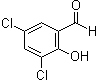 2-羟基-3,5-二氯苯甲醛分子结构 (CAS 90-60-8)