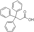 structure of CAS# 900-91-4, 3,3,3-Triphenylpropionic acid