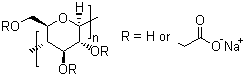 structure of CAS# 9000-11-7, Cellulose CM ;CM-Cellulose; Carboxymethyl cellulose; Carboxymethyl cellulose ether; CMC