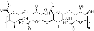 Pectin molecular structure (CAS 9000-69-5)