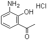 structure of CAS# 90005-55-3, 3'-Amino-2'-hydroxyacetophenone hydrochloride