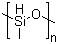 Polymethylhydrosiloxane molecular structure (CAS 9004-73-3)