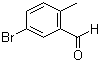 5-Bromo-2-methylbenzaldehyde	 molecular structure (CAS 90050-59-2)