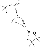 structure of CAS# 900503-08-4, 8-(tert-Butoxy)carbonyl-8-azabicyclo[3.2.1]oct-2-ene-3-boronic acid pinacol ester;3-(4,4,5,5-Tetramethyl-1,3,2-dioxaborolan-2-yl)-8-azabicyclo[3.2.1]oct-2-ene-8-carboxylic acid 1,1-dimethylethyl ester