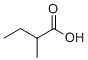 structure of CAS# 9007-16-3, 2-Methylbutanoic acid