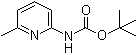 structure of CAS# 90101-22-7, 2-Methyl-6-[[tert-Butoxycarbonyl]amino]pyridine;N-(6-Methylpyridin-2-yl)carbamic acid tert-butyl ester