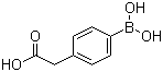 structure of CAS# 90111-58-3, 4-(Carboxymethyl)phenylboronic acid;2-(4-Boronophenyl)acetic acid; 4-Acetic acid-benzeneboronic acid