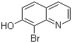 8-溴-7-羟基喹啉分子结构 (CAS 90224-71-8)