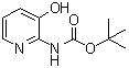 结构式 CAS# 902835-93-2, N-(3-羟基-2-吡啶基)氨基甲酸叔丁酯