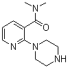结构式 CAS# 902836-08-2, N,N-二甲基-2-(1-哌嗪基)-3-吡啶甲酰胺