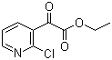 Ethyl 2-chloro-3-pyridylglyoxylate molecular structure (CAS 902837-56-3)