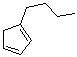 Butylcyclopentadiene molecular structure (CAS 90317-56-9)