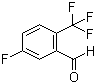 structure of CAS# 90381-08-1, 5-Fluoro-2-trifluoromethylbenzaldehyde;2-Trifluoromethyl-5-fluorobenzaldehyde