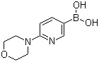structure of CAS# 904326-93-8, 6-(4-morpholinyl)-3-pyridinylboronic acid