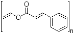 Poly(vinyl cinnamate) molecular structure (CAS 9050-06-0)