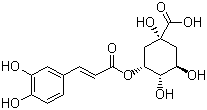 结构式 CAS# 906-33-2, 新绿原酸; 5-咖啡酰奎宁酸