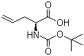 (S)-N-Boc-allylglycine molecular structure (CAS 90600-20-7)