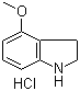 4-Methoxy-2,3-dihydro-1H-indole hydrochloride molecular structure (CAS 90609-70-4)