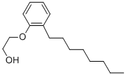 辛基苯氧乙醇分子结构 (CAS 9063-89-2)