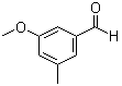 3-Methoxy-5-methylbenzaldehyde molecular structure (CAS 90674-26-3)