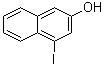 结构式 CAS# 90800-21-8, 4-碘-2-萘酚