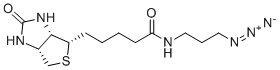 N-(3-Azidopropyl)biotinamide molecular structure (CAS 908007-17-0)