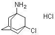 1-Amino-3-chloroadamantane hydrochloride molecular structure (CAS 90812-21-8)