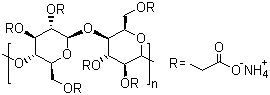 Ammonium carboxymethyl cellulose molecular structure (CAS 9086-60-6)