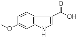 6-Methoxy-1H-indole-3-carboxylic acid molecular structure (CAS 90924-43-9)