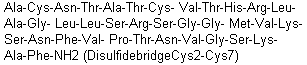 Human calcitonin gene-related peptide 1 molecular structure (CAS 90954-53-3)