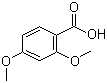 结构式 CAS# 91-52-1, 2,4-二甲氧基苯甲酸