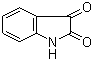 structure of CAS# 91-56-5, Isatin;Indole-2,3-dione; 2,3-Indolinedione; 1H-Indole-2,3-dione