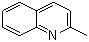 2-甲基喹啉分子结构 (CAS 91-63-4)