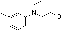N-乙基-N-羟乙基间甲苯胺分子结构 (CAS 91-88-3)