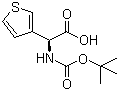 Boc-(S)-3-Thienylglycine molecular structure (CAS 910309-12-5)