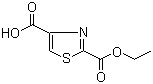 结构式 CAS# 911466-96-1, 2,4-噻唑二羧酸 2-乙酯
