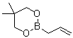 2-烯丙基-5,5-二甲基-1,3,2-二氧硼杂环己烷分子结构 (CAS 911482-75-2)