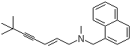 structure of CAS# 91161-71-6, Terbinafine;N,6,6-Trimethyl-N-(naphthalen-1-ylmethyl)hept-2-en-4-yn-1-amine